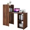 Costway Extendable Computer Desk Reversible Home Office Desk Study Writing Desk Natural/Brown